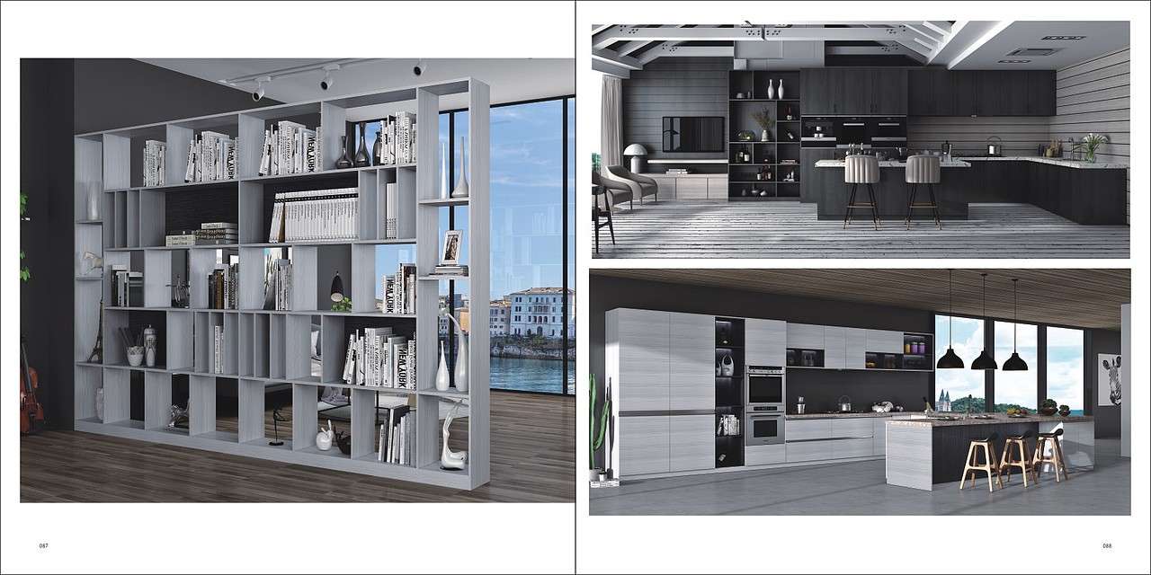 板式家具画册彩页设计 全屋定制图册色卡制作印刷厂家（图ZMTczODk5MDA4） - 书籍/画册 - 站酷设计师TEL15838366760原创素材 - 站酷ZCOOL