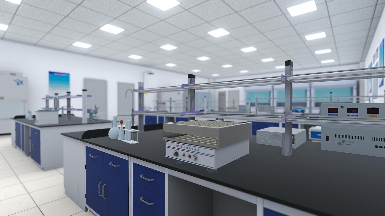 unity丨三个实验室场景