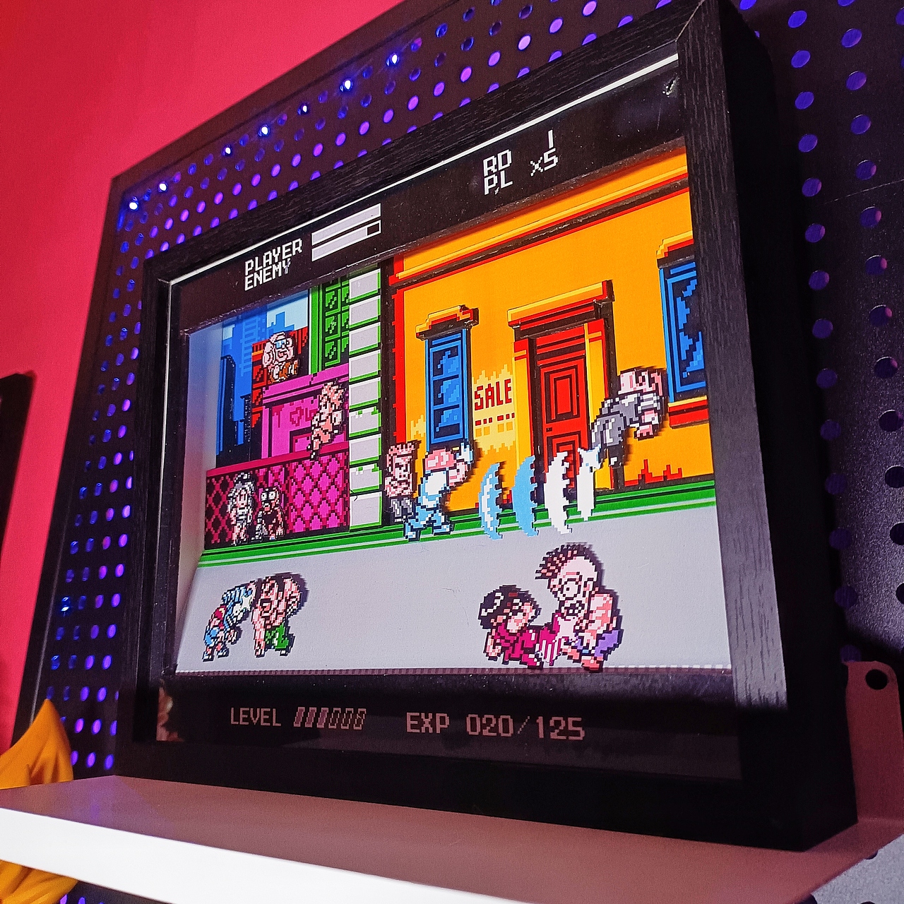 童年玩不起游戏系列之《快打旋风》立体相框