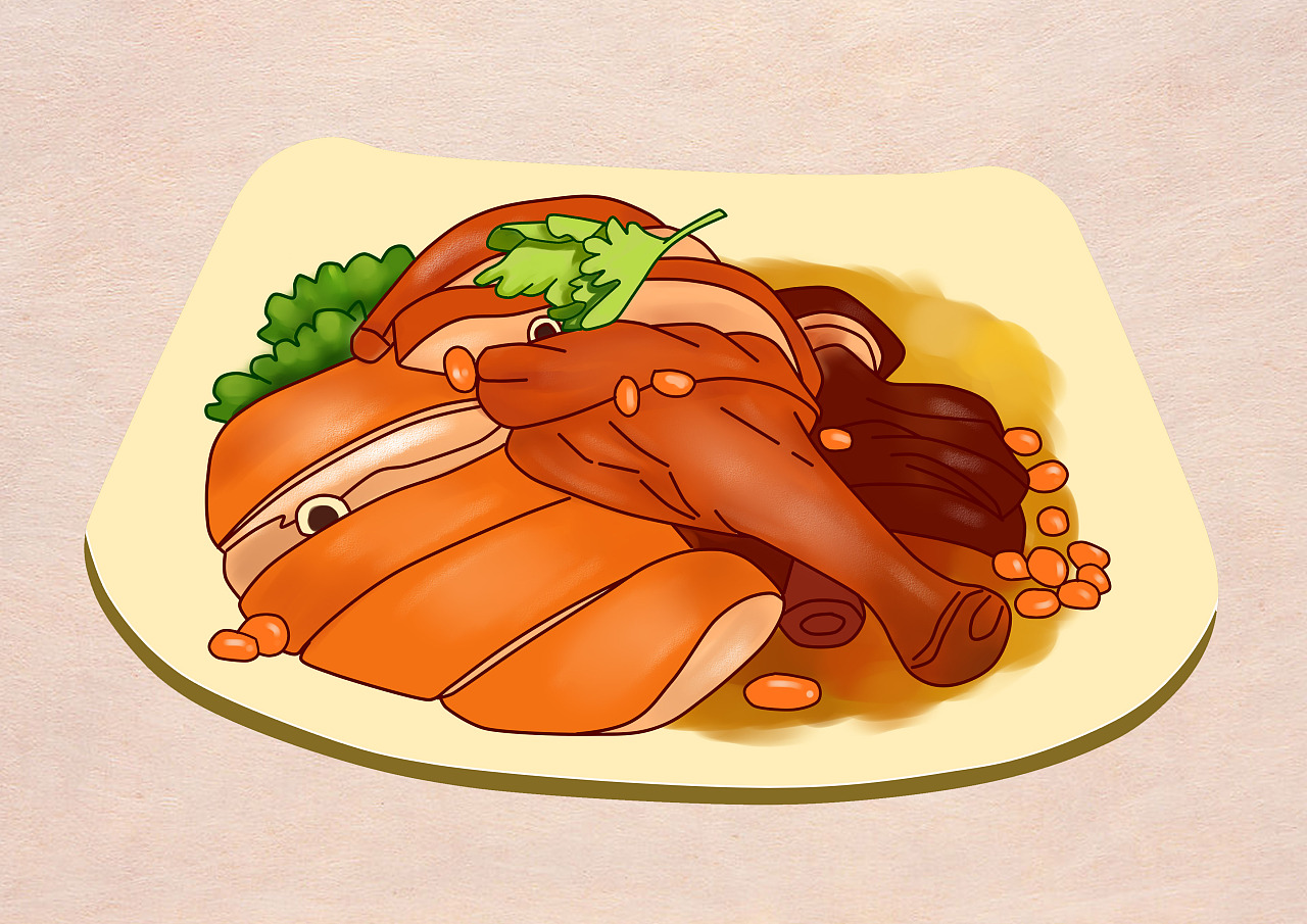 美食食物便当卡通插画图片-千库网
