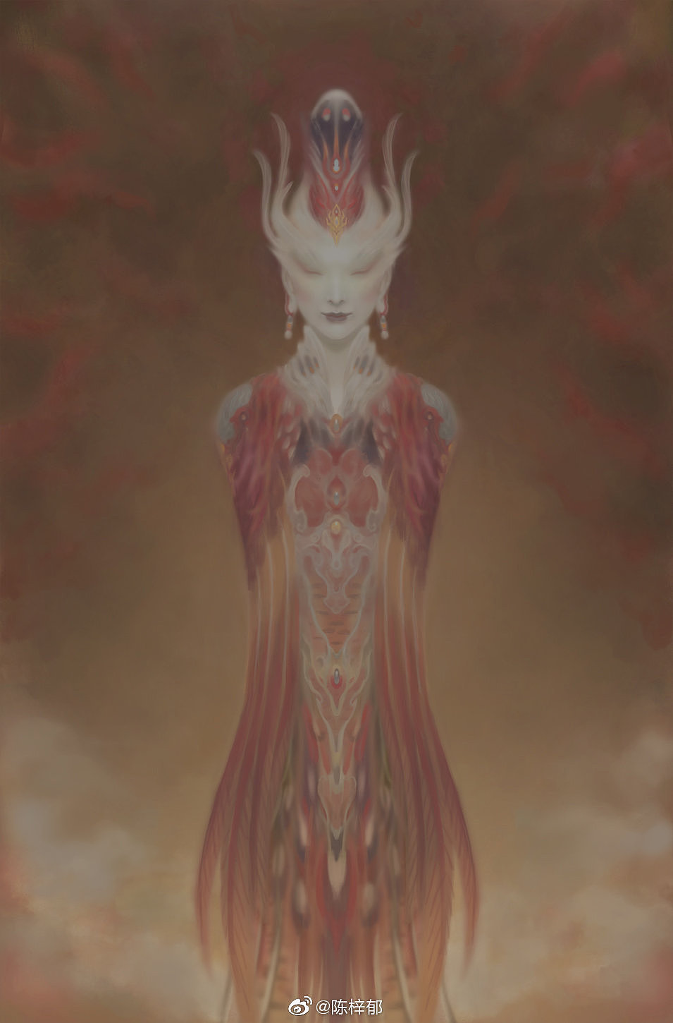 凤育九雏（图ZMTYxODk3NDky） - 概念设定 - 站酷设计师czy0802原创素材 - 站酷ZCOOL