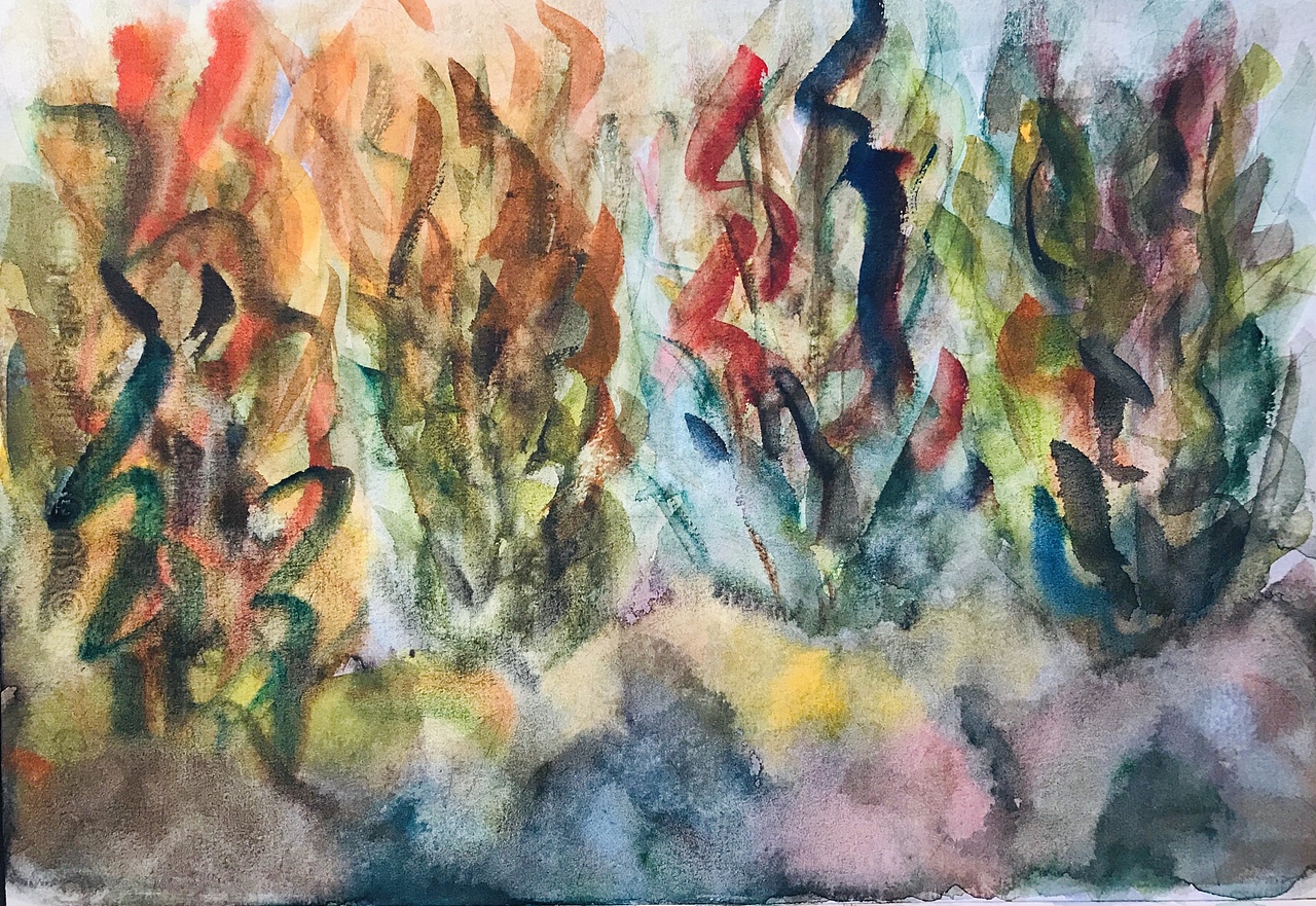 原创水彩插画作品