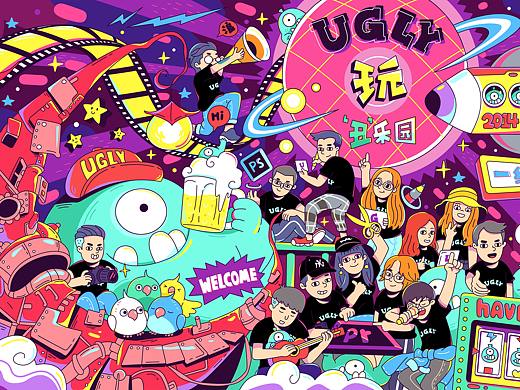 【UGLYx旧物仓】五周年活动海报 