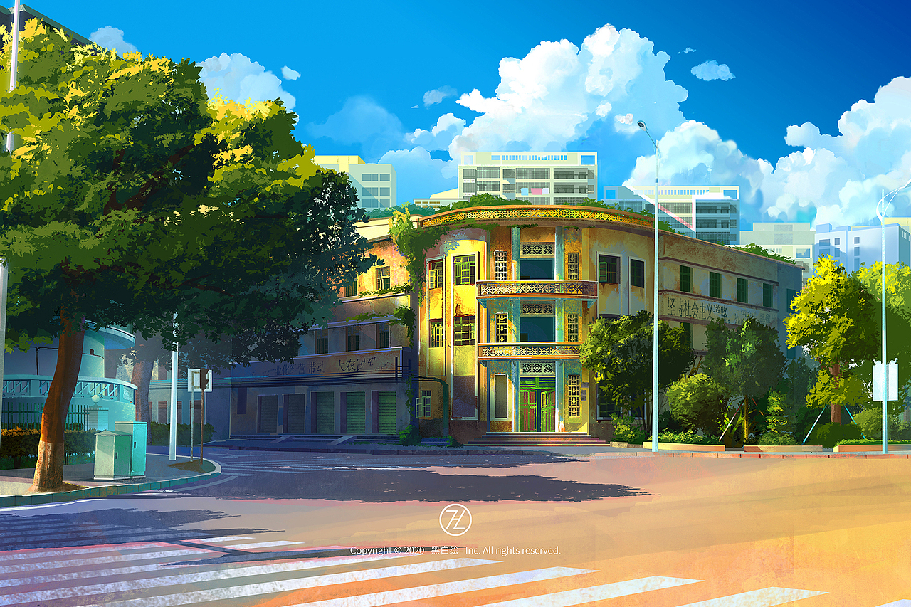 第九张（图ZMjAzMjI2NDIw） - 商业插画 - 站酷设计师黑白绘原创素材 - 站酷ZCOOL