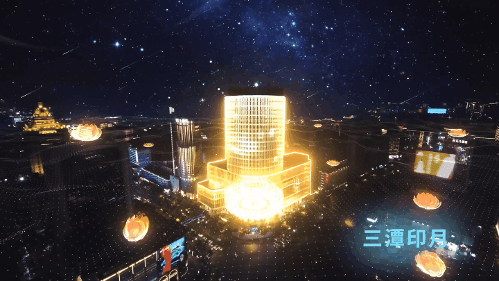 《杭州亚运虚拟现实AR灯光秀》