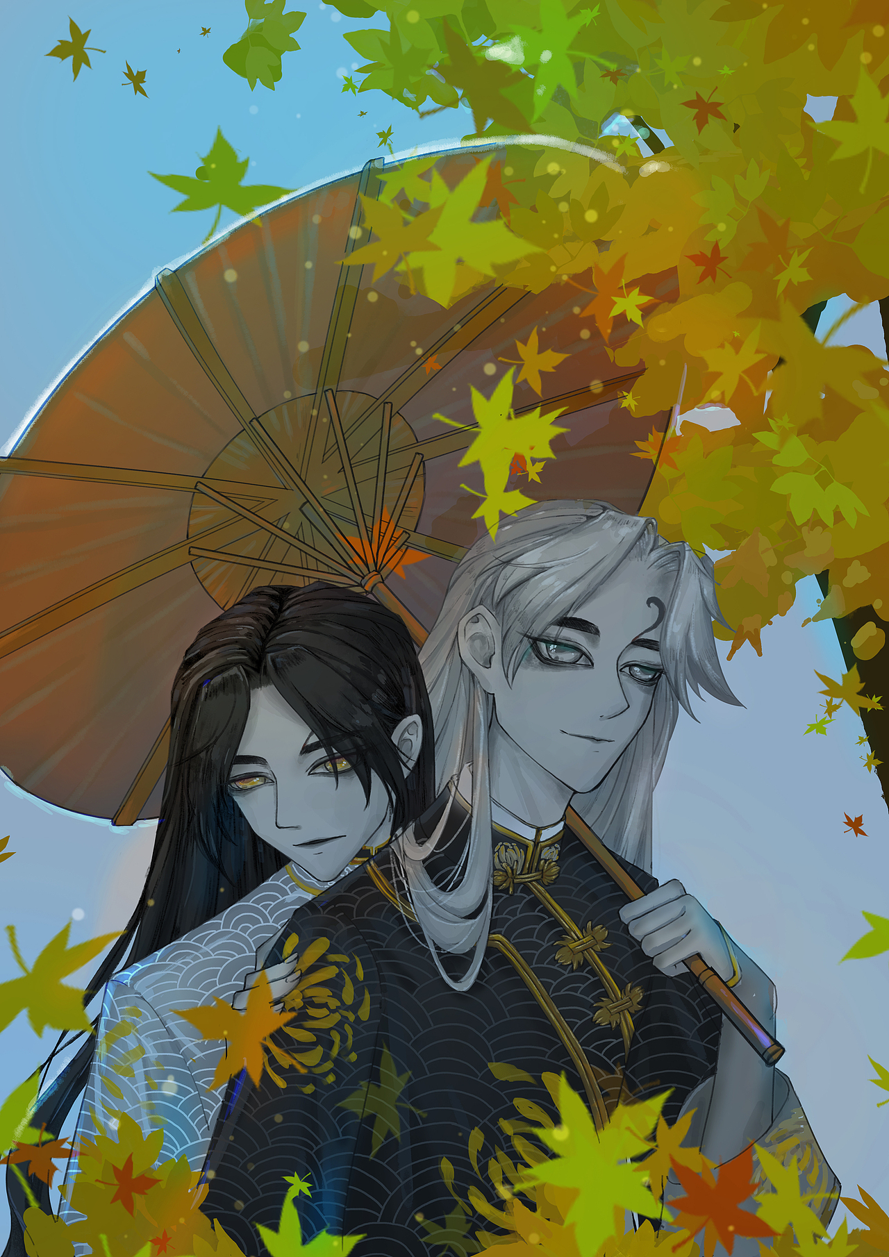 枫夜色（图ZMjgzNzQ0NzA4） - 创作习作 - 站酷设计师雪片糕没猫原创素材 - 站酷ZCOOL