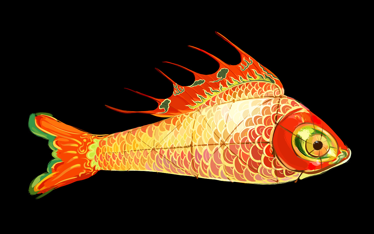 大鱼灯|插画|艺术插画|lypping梁平平 - 原创作品 - 站酷 (zcool)