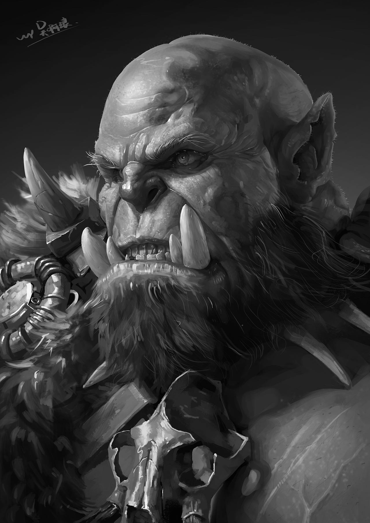 魔兽临摹练习（图ZNjA5ODgzNDg=） - 商业插画 - 站酷设计师吴啊浪原创素材 - 站酷ZCOOL