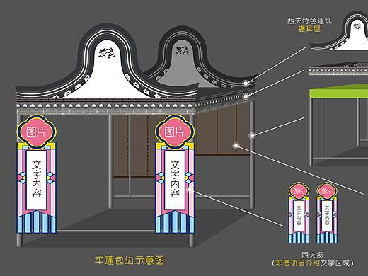 青少宫非遗传承活动 露天展区摊位效果图