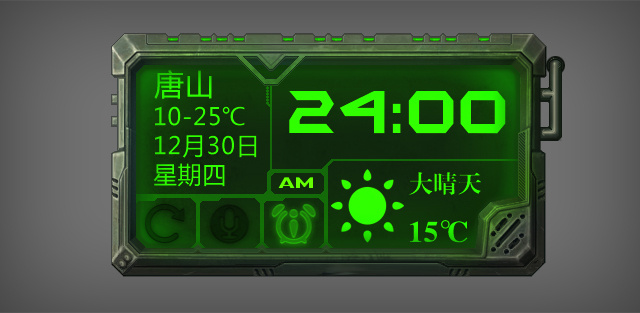 科幻显示屏