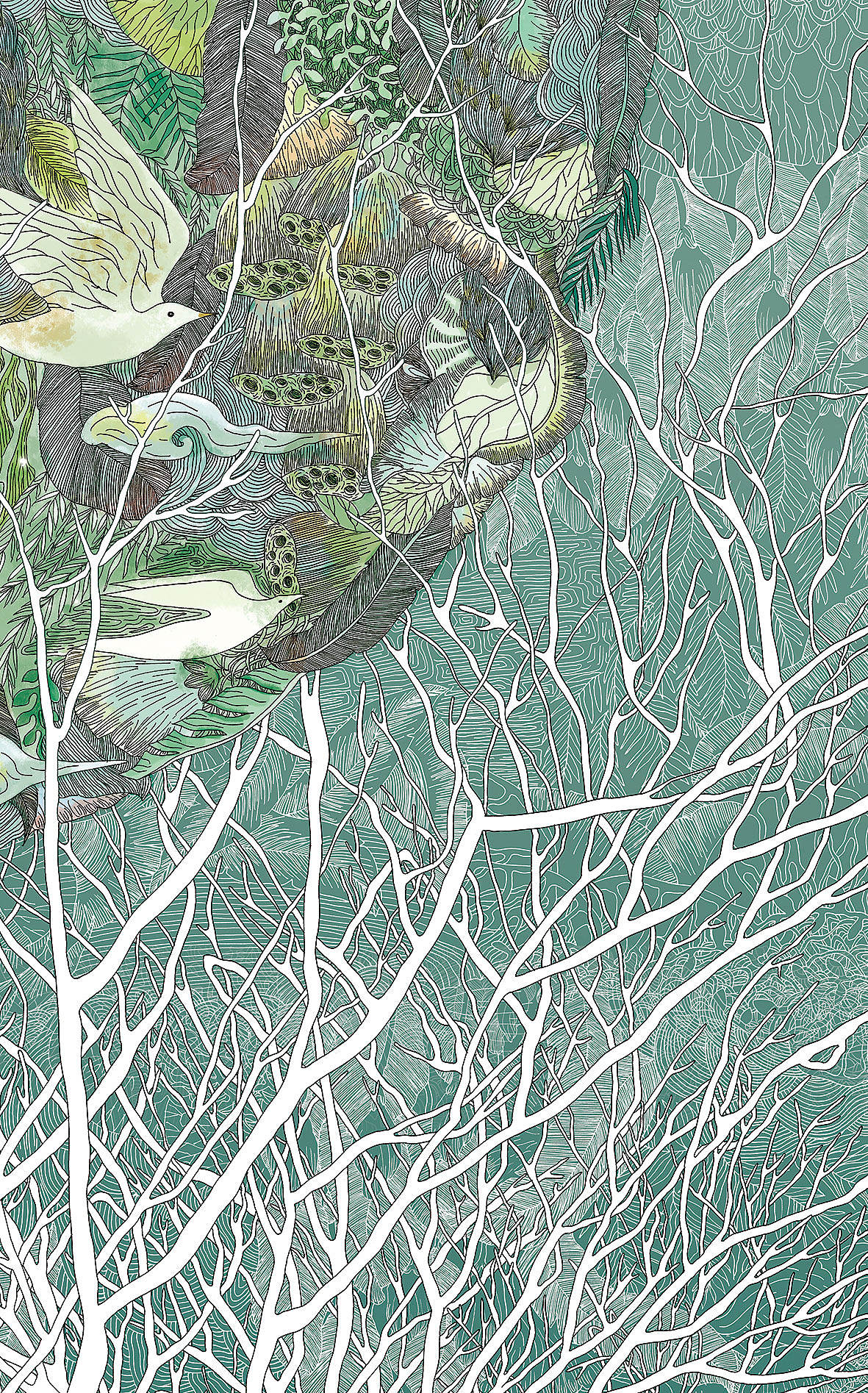 自由生长（图ZMTQyNTg5NTg4） - 商业插画 - 站酷设计师早寻原创素材 - 站酷ZCOOL