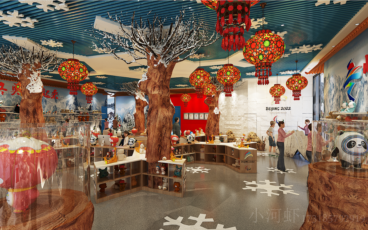 冬奥会展厅（图ZMTgyODE4Njc2） - 家装设计 - 站酷设计师小河虾全案设计原创素材 - 站酷ZCOOL