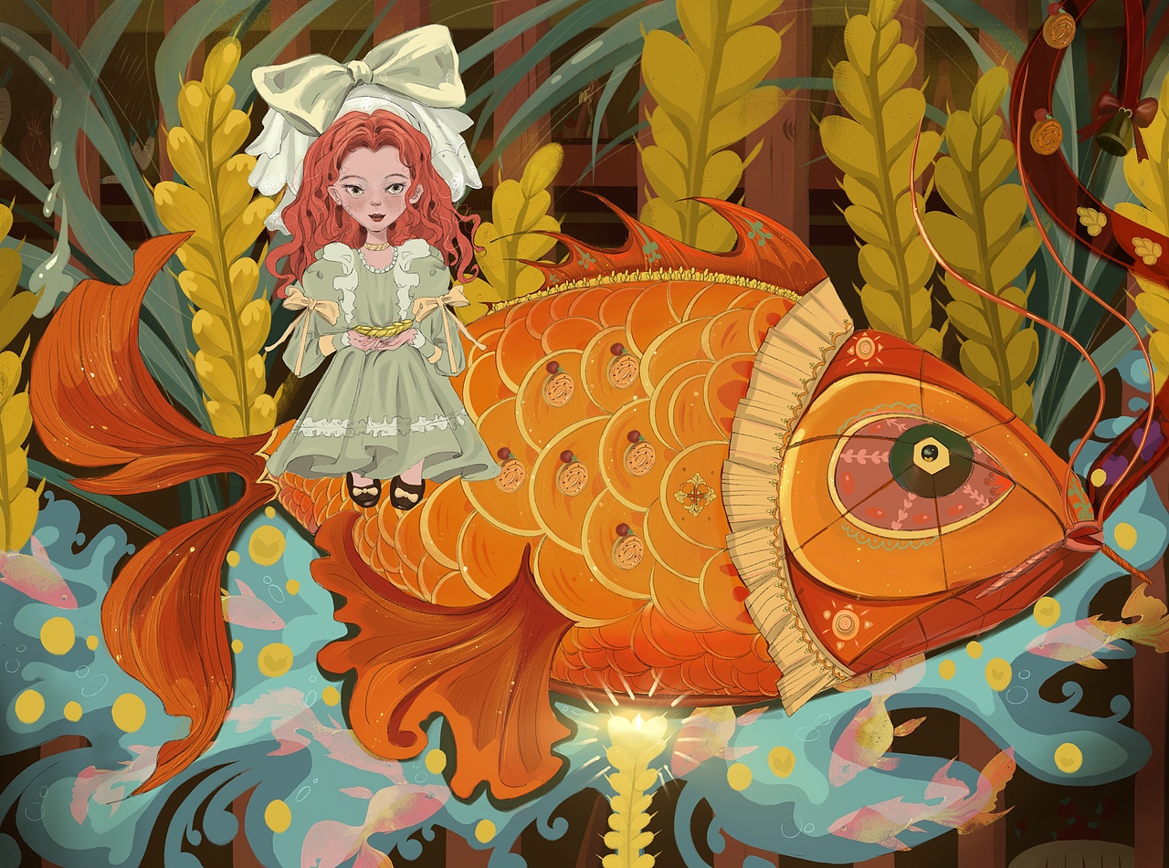 小魔女霓娜的花灯奇幻冒险（图ZMjU3ODAwMDUy） - 概念设定 - 站酷设计师霓娜塔原创素材 - 站酷ZCOOL