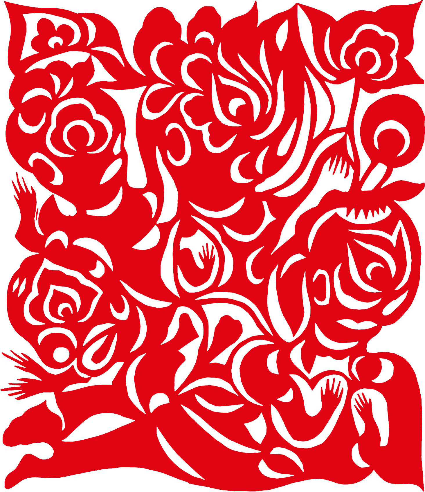 【剪纸经典】大河之魂——记陕北剪纸大师高凤莲