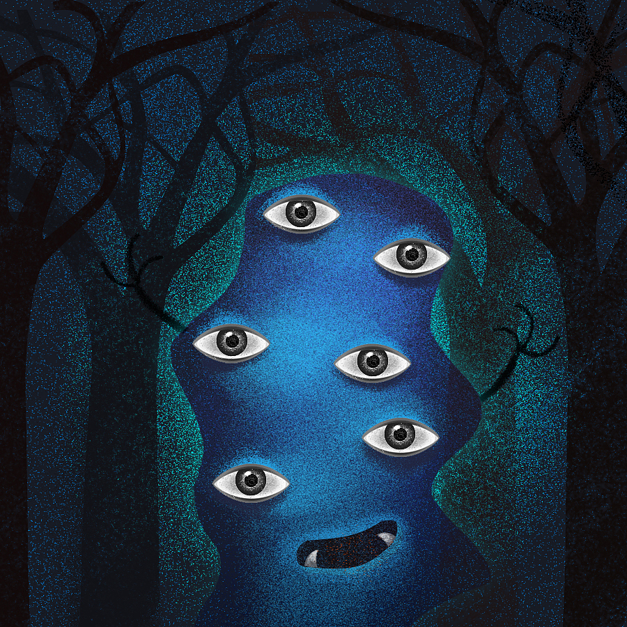 公司的图,怪诞小插画