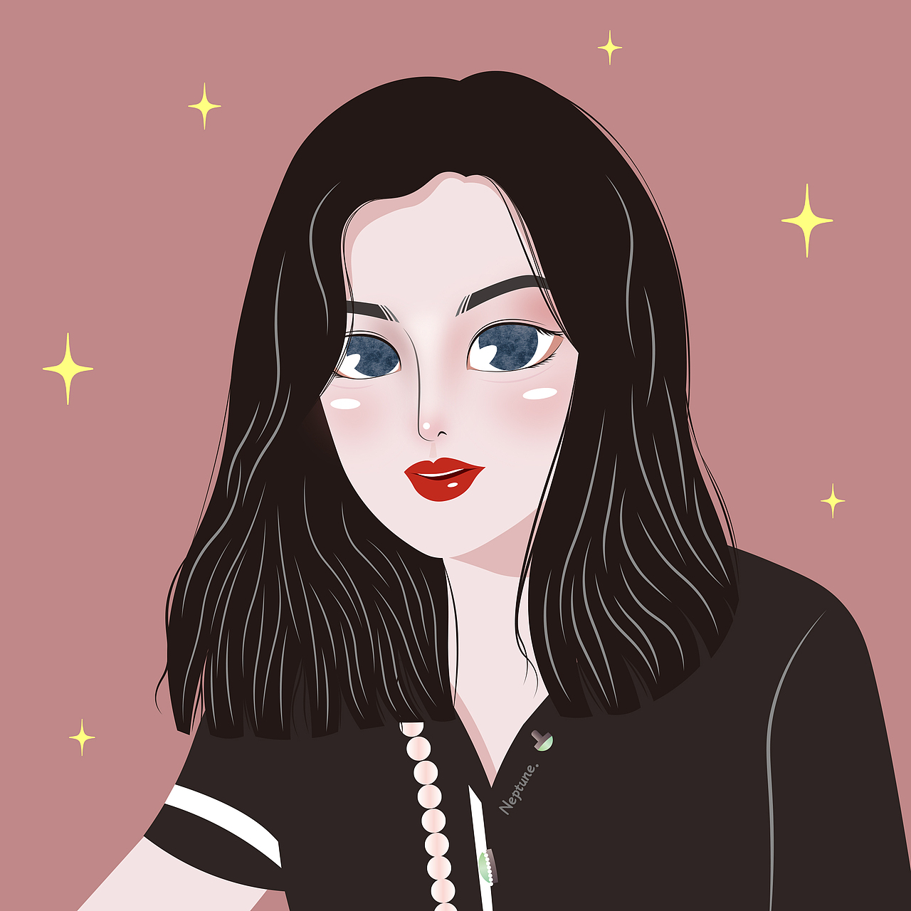 blingbling头像系列4--近期画的IU、朋友和粉丝们~（图ZMTkwMzg1NDcy） - 创作习作 - 站酷设计师Neptune海王星原创素材 - 站酷ZCOOL