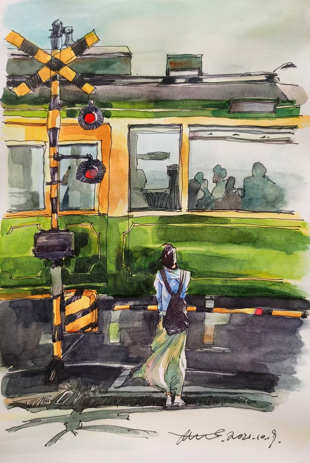 近日速写（图ZMjgxNDkwMjc2） - 绘画 - 站酷设计师张晓睿原创素材 - 站酷ZCOOL