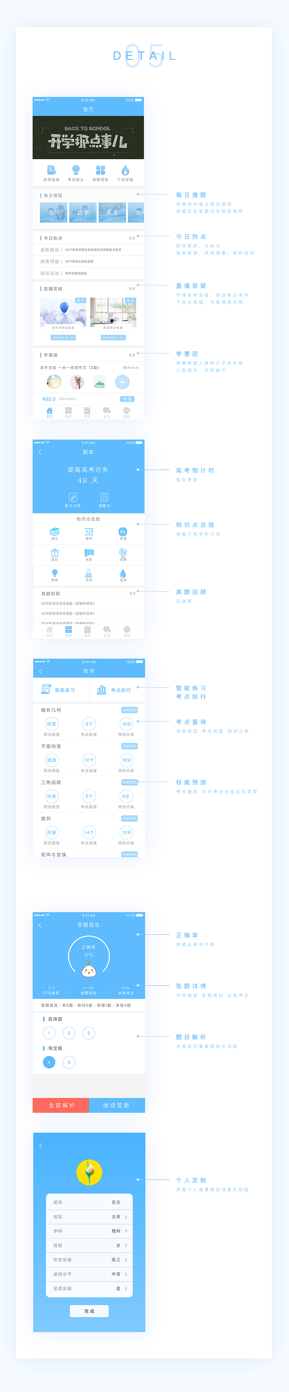 在线教育app（图ZNzQwOTEwMjQ=） - APP界面 - 站酷设计师包子plus原创素材 - 站酷ZCOOL