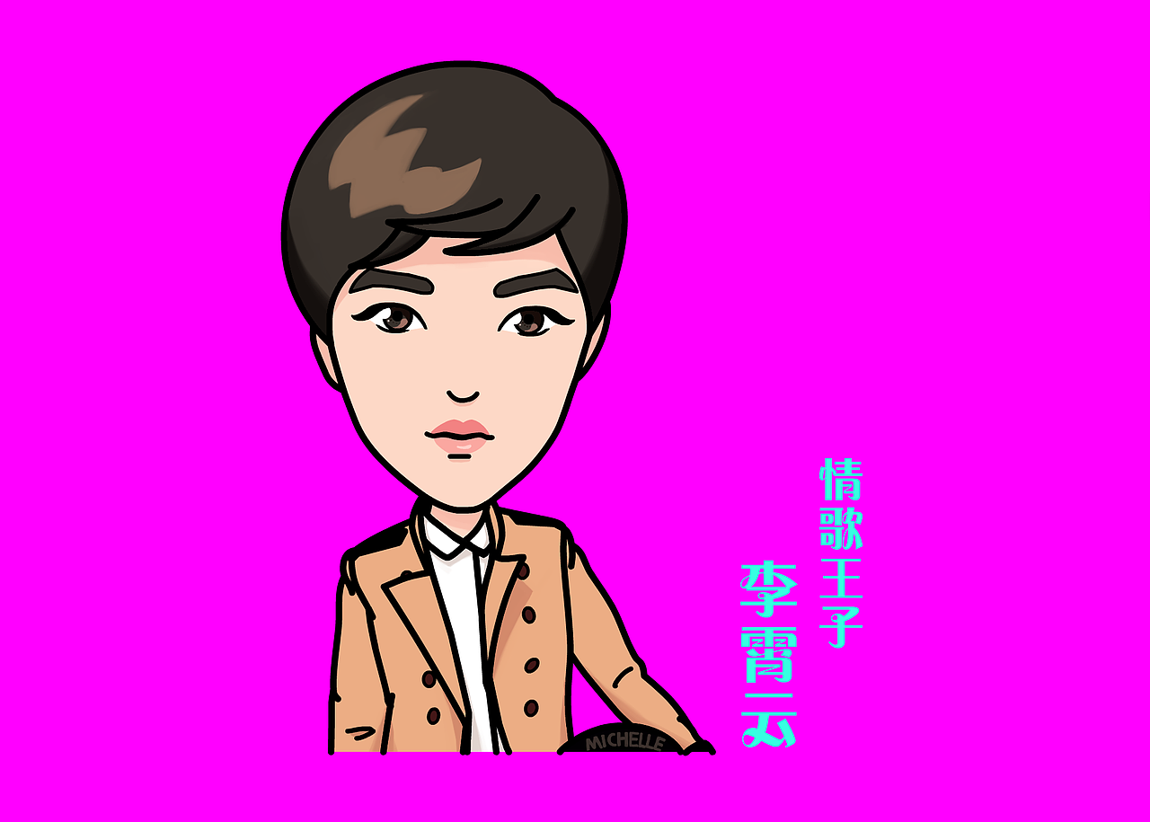 q版人物设计(明星真人)