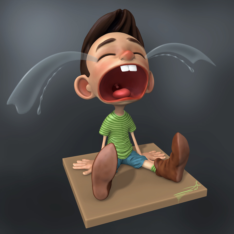 丝路文化三维卡通角色1 (3d 打印模型)