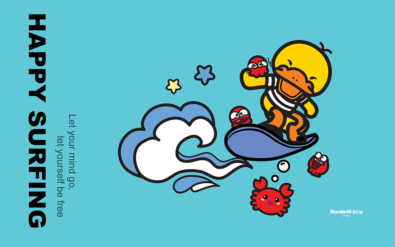 鸭嘴兽男孩之在路上系列高清壁纸