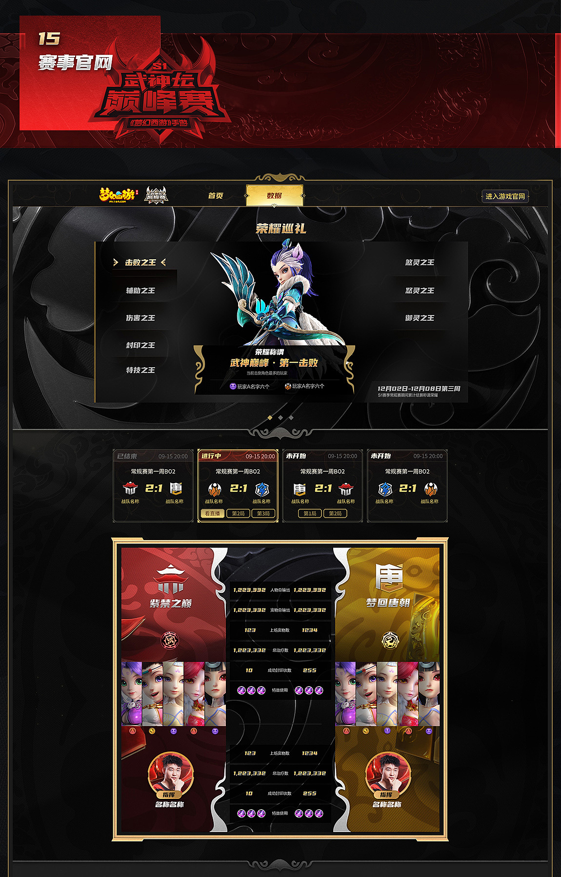 《梦幻西游》手游武神坛巅峰赛S1项目总结(下篇)