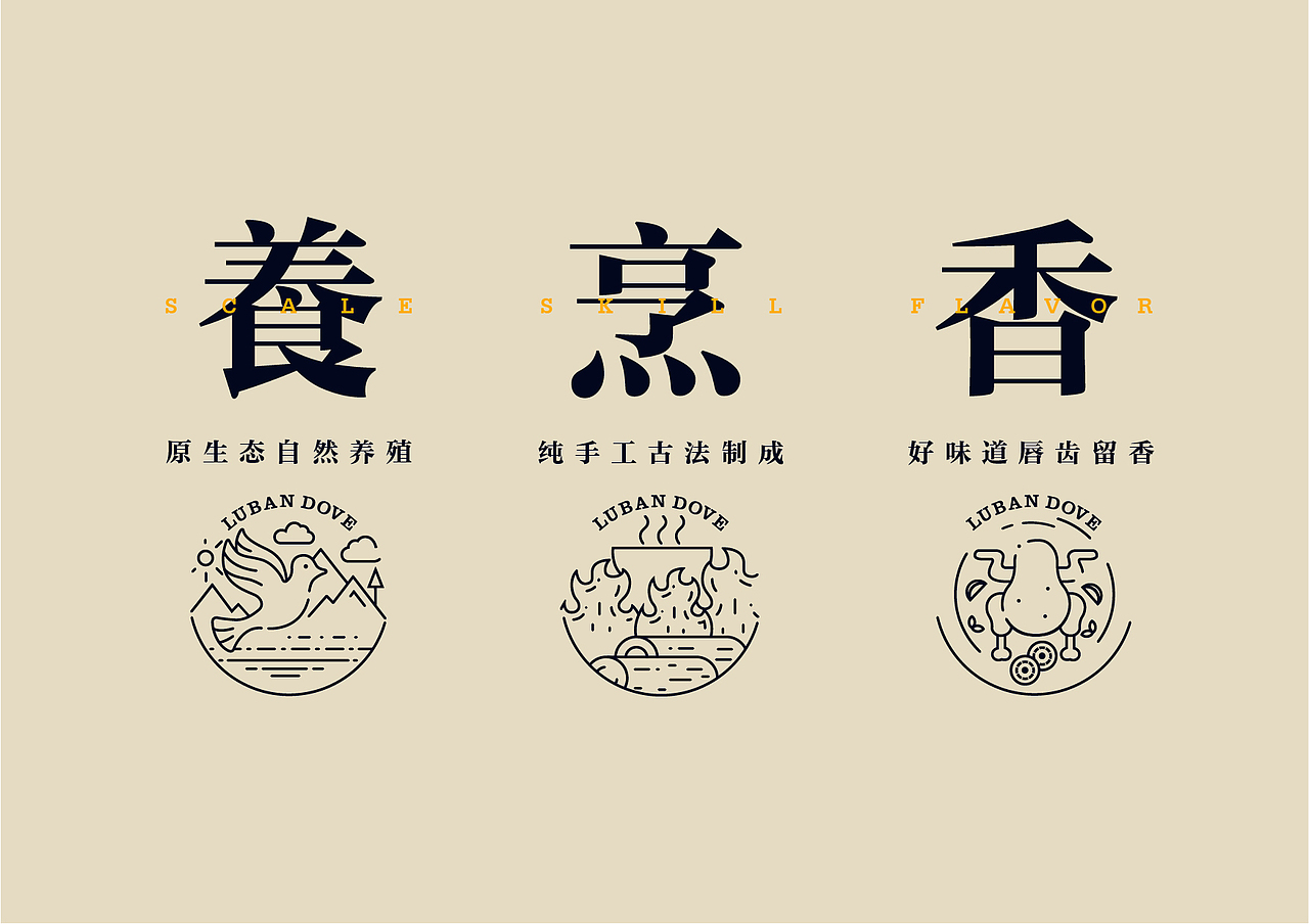 卤班鸽（图ZMjM1MjcyNzU2） - 品牌 - 站酷设计师翟宝东设计原创素材 - 站酷ZCOOL