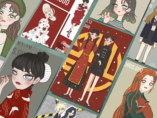 人物插画挑战20张