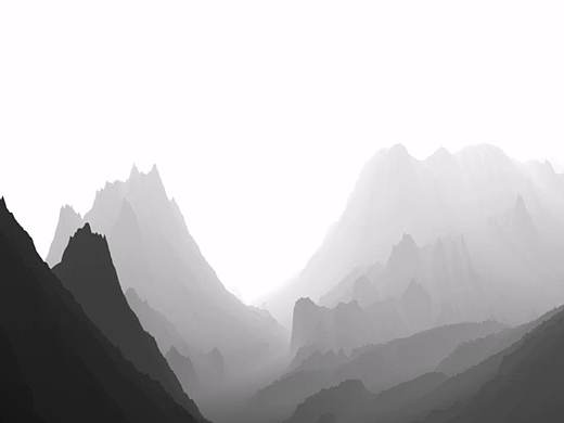 朦朧山景（個人主頁-ZMjY0NTA1Njg=） - 場景 - 站酷設(shè)計師描繪未來原創(chuàng)素材 - 站酷ZCOOL