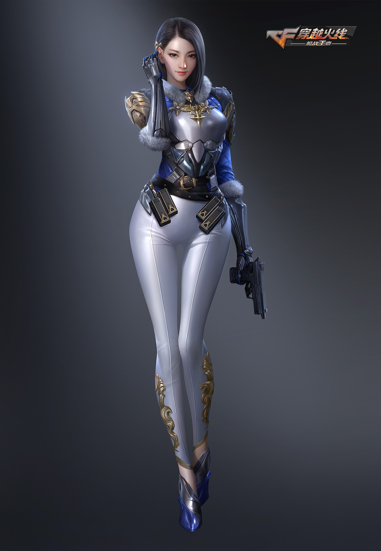 为游戏《穿越火线》创作的角色立绘