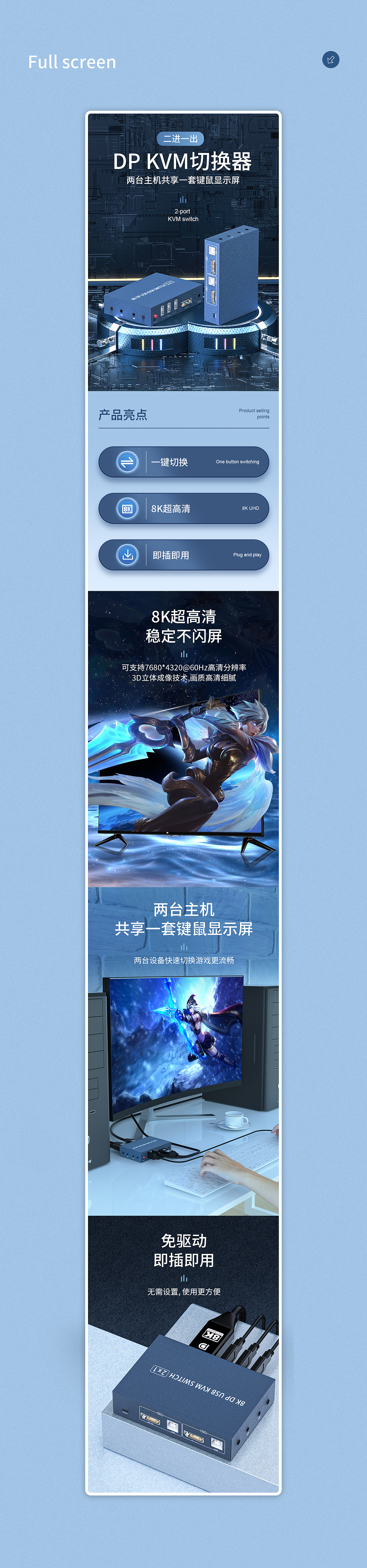 切换器/分配延长器$详情页（图ZMjkxMjUyNDk2） - 电商 - 站酷设计师会飞的鱼_f原创素材 - 站酷ZCOOL
