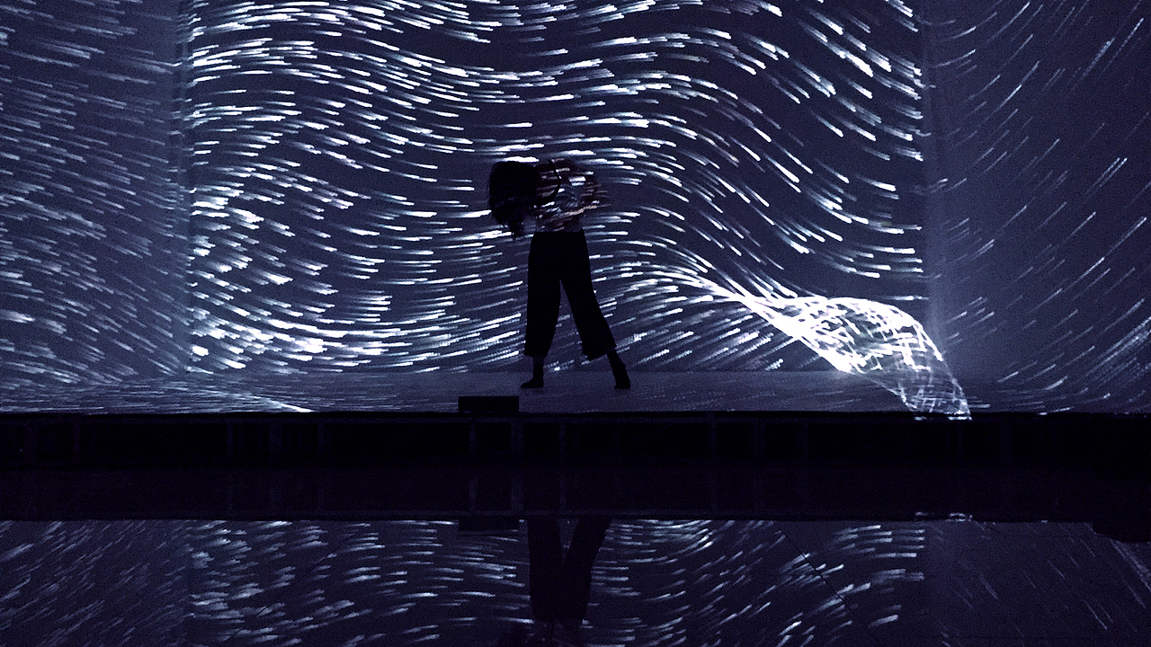 空间交互投影装置red psycho|纯艺术|实验艺术|friendred_原创作品