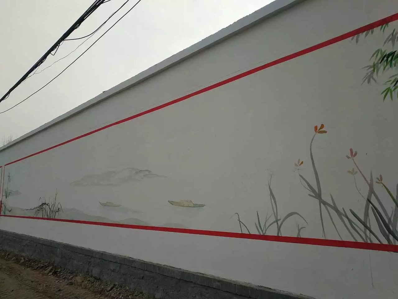 蜀绘壁画作品-乡村文化墙（图ZMTE3NTA2MjA0） - 建筑设计 - 站酷设计师蜀绘壁画原创素材 - 站酷ZCOOL