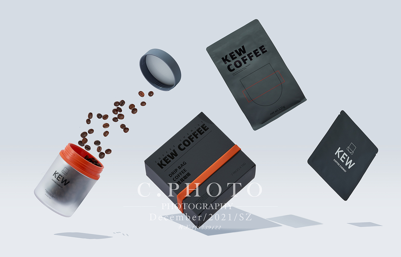 咖啡豆 挂耳咖啡 KEW咖啡 咖啡空间场景图