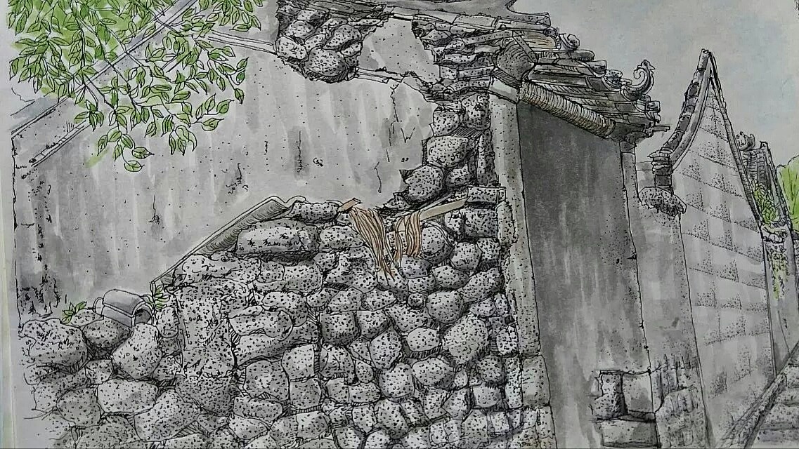 海南火山文化村落——石头城（图ZNTQ0ODc1MzY=） - 商业插画 - 站酷设计师海岛日记晓玉原创素材 - 站酷ZCOOL