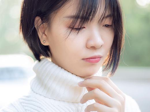 短發(fā)女孩（個(gè)人主頁(yè)-ZNDEwMDgyMDg=） - 人像攝影 - 站酷設(shè)計(jì)師emma9070原創(chuàng)素材 - 站酷ZCOOL
