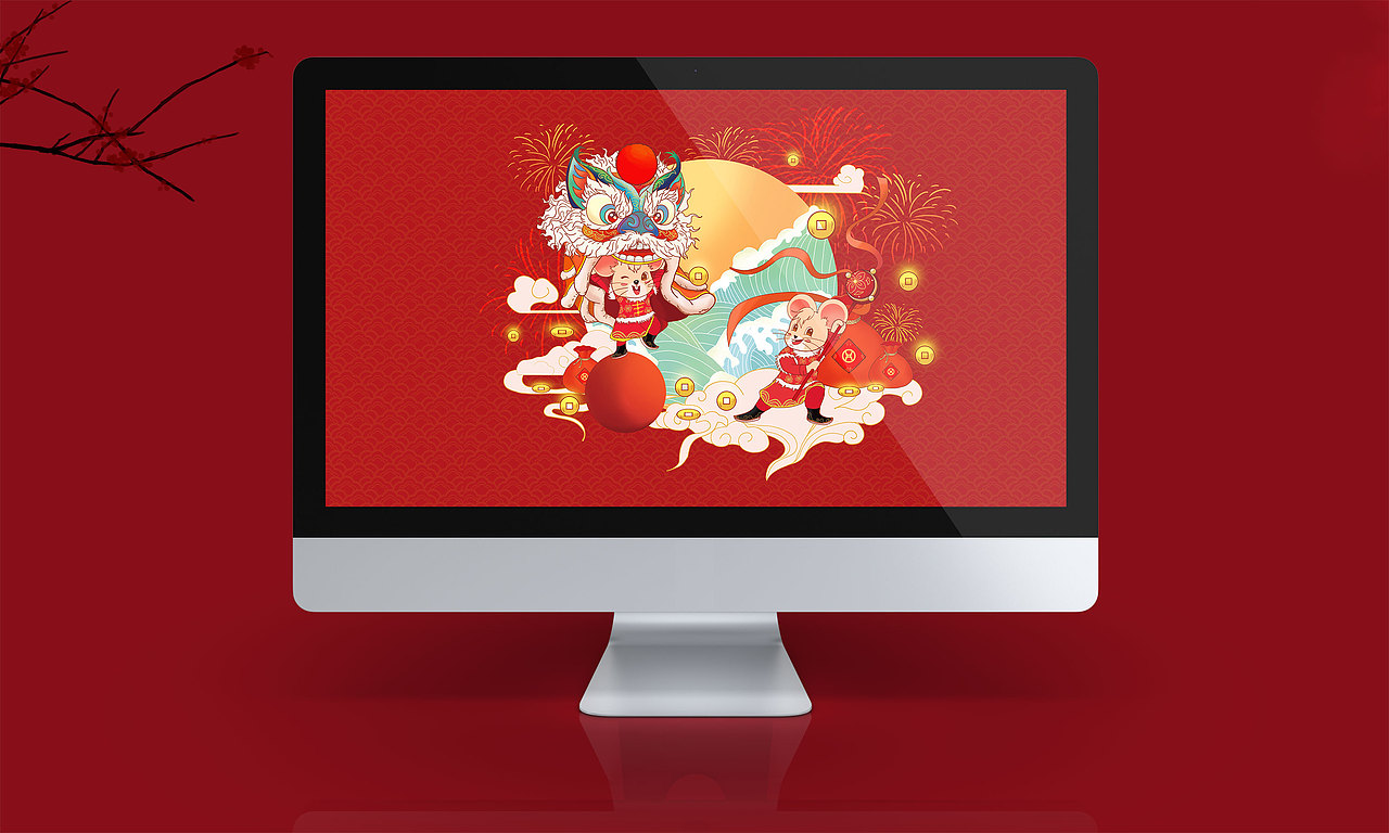 華夏保險-鼠年插畫（圖ZMjQxNDM1MjY4） - 商業(yè)插畫 - 站酷設(shè)計師fy娃娃臉原創(chuàng)素材 - 站酷ZCOOL