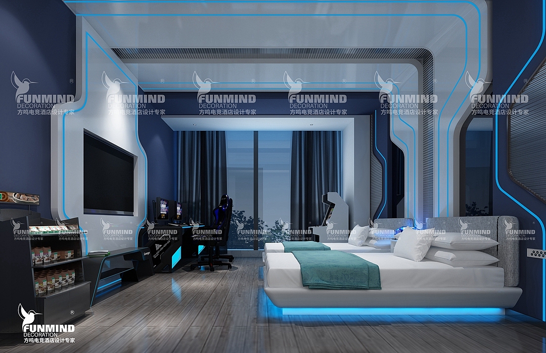 中国最大电竞酒店泛娱乐综合体设计_浙江.亿竞电竞酒店（图ZMjA2NjE5NTUy） - 家装设计 - 站酷设计师非界设计_方鸣原创素材 - 站酷ZCOOL