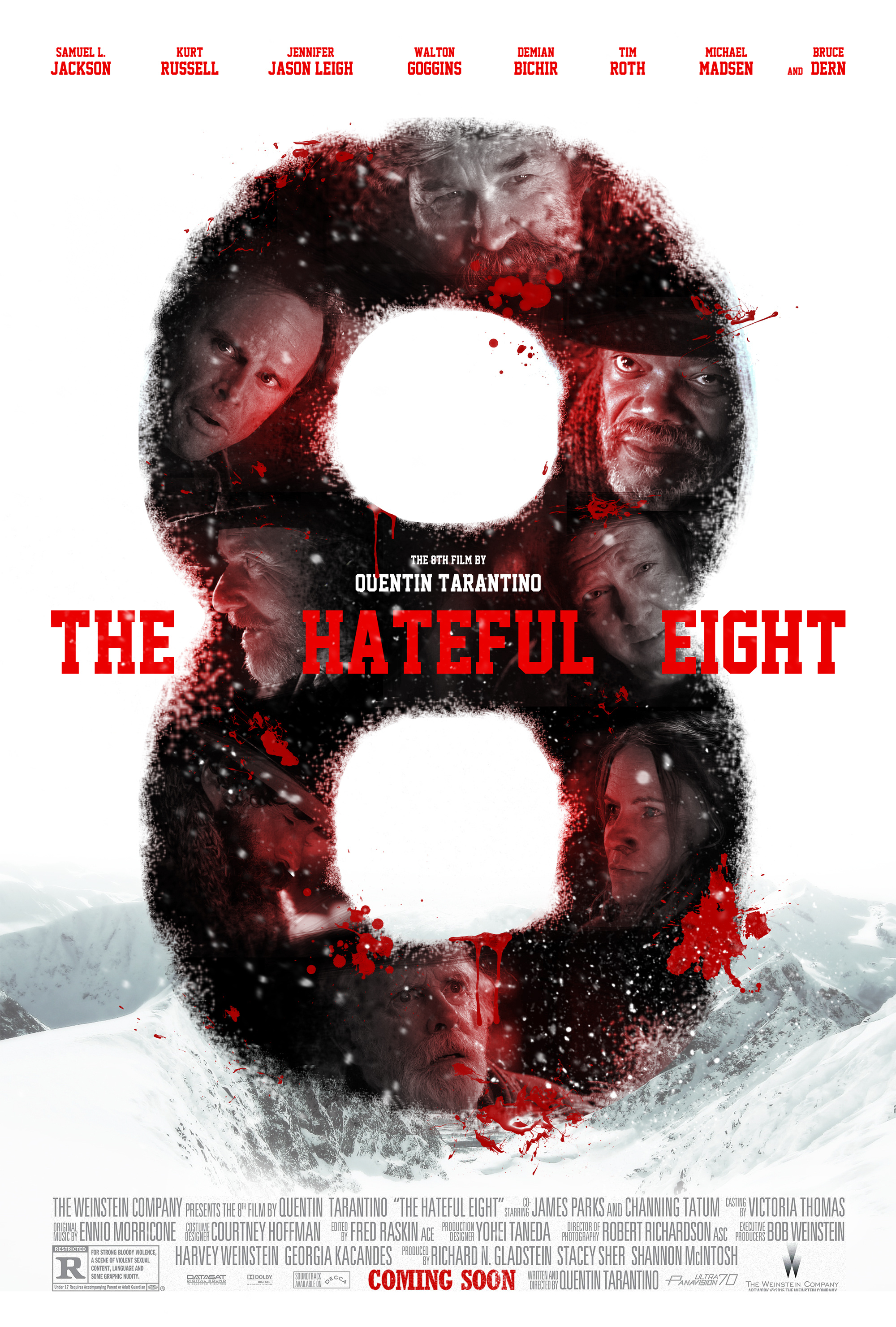《the hateful eight》八恶人 电影海报