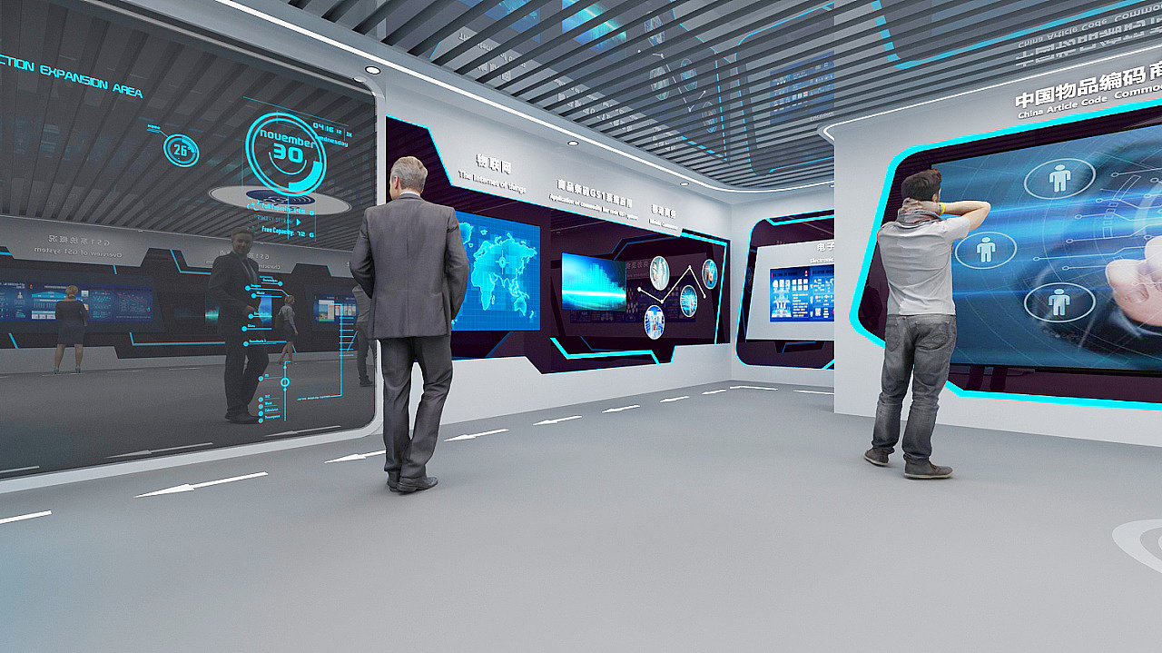 企业科技展厅（图ZMjE4ODk1NjY4） - 其他三维 - 站酷设计师阿杰smac原创素材 - 站酷ZCOOL