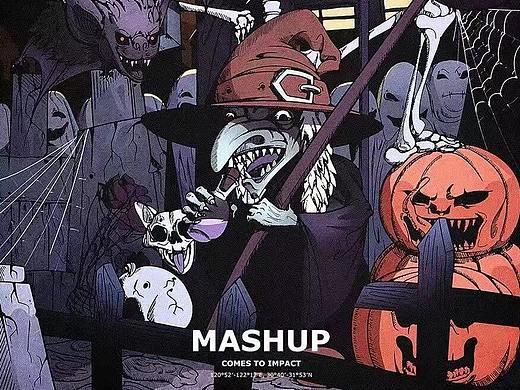 Mashup潮流插画：万圣夜（个人主页-ZNDkzMTYzMTI=） - 概念设定 - 站酷设计师MASHUP原创素材 - 站酷ZCOOL