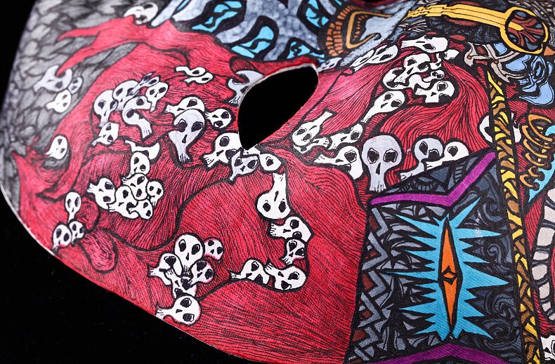 三又一木 桑飞挺 面具系列（图ZNjI3MzE0ODA=） - 新锐潮流插画 - 站酷设计师sangft原创素材 - 站酷ZCOOL