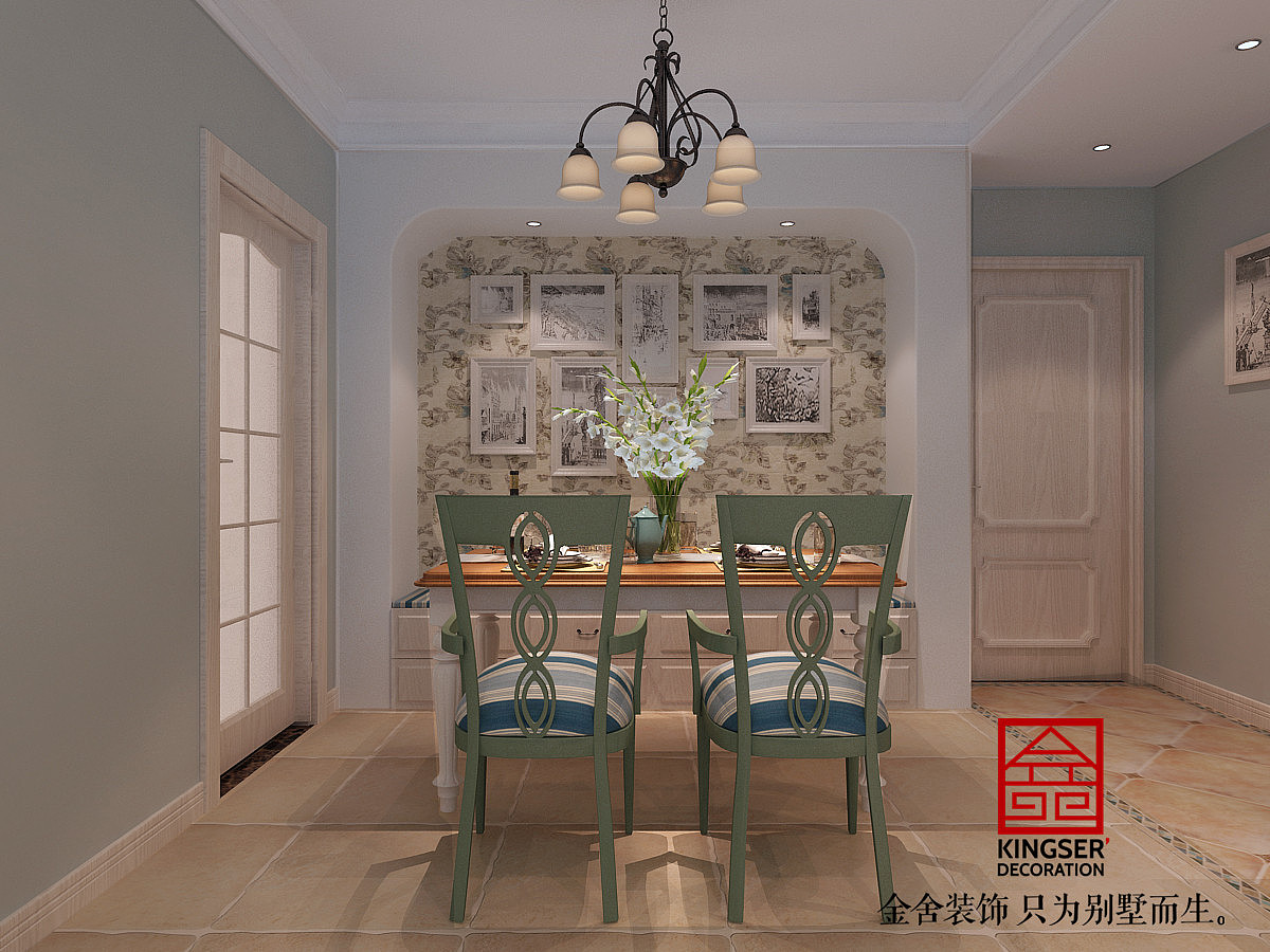 金舍装饰—阿尔卡迪亚荣盛城美式怎么装？