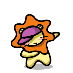 头发很多的葵子/微信表情包设计