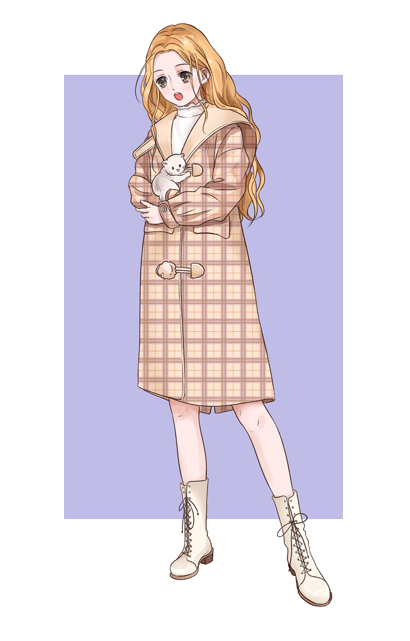 一组最近的漫画人物服饰搭配练习