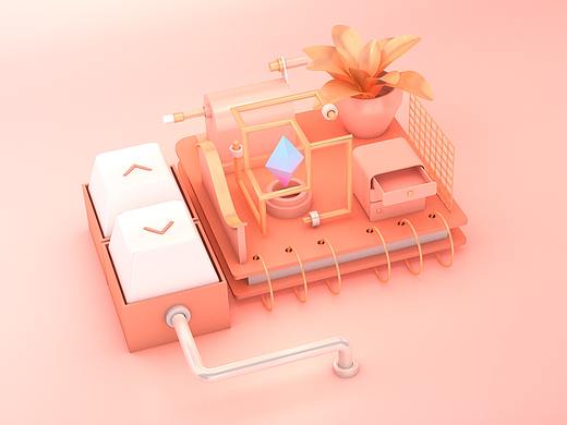 C4D概念场景建模临摹