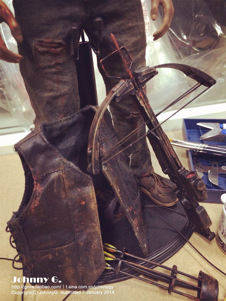 个人重口味旧化涂装 行尸走肉 超人气弩男+ 丧尸 仿真人偶（图ZMTM1MTA5MjQ=） - 手办/模玩 - 站酷设计师JohnnyG原创素材 - 站酷ZCOOL