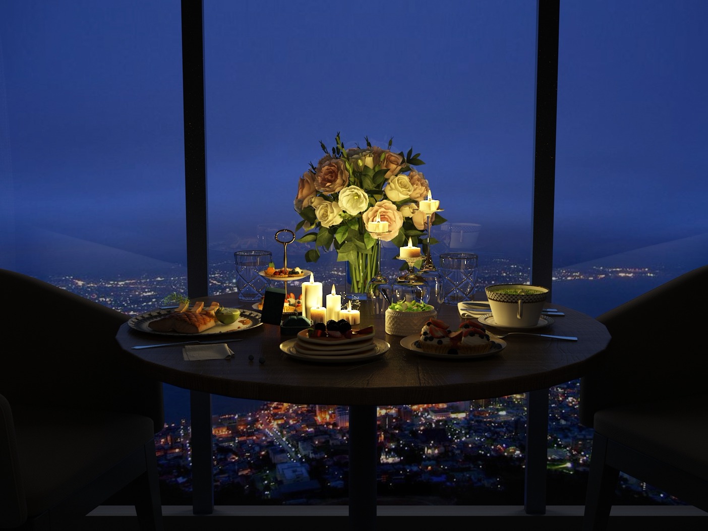 浪漫的烛光晚餐照片摄影图片_ID:304306166-Veer图库