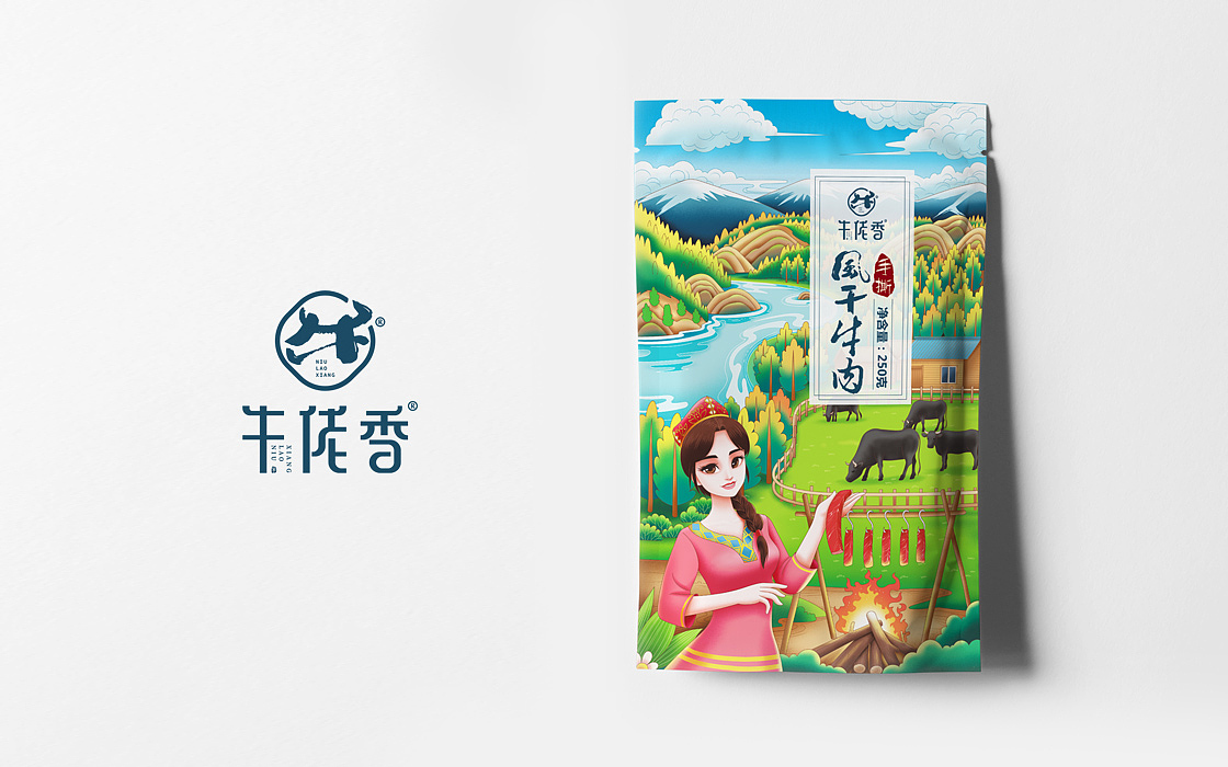 牛肉干包装设计