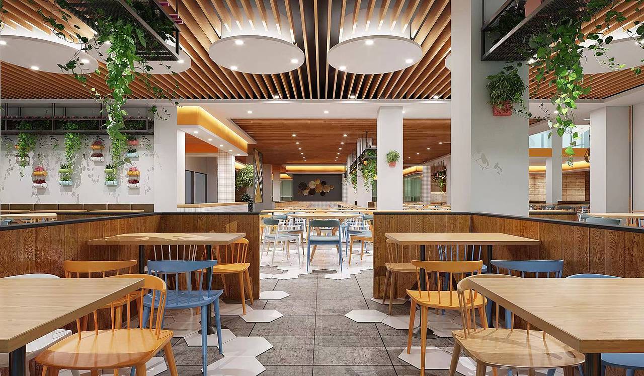 大食堂（圖ZMzM5MDIyNTg0） - 商業(yè)空間設(shè)計(jì) - 站酷設(shè)計(jì)師johnnyeric原創(chuàng)素材 - 站酷ZCOOL